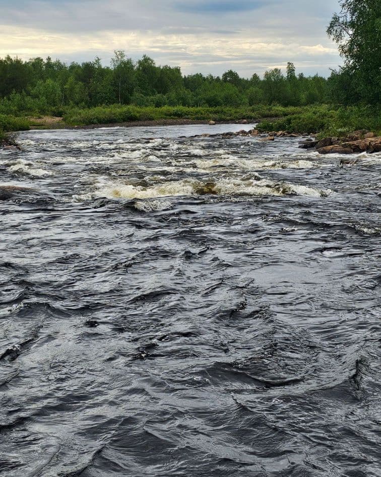 Rapides sur la Vuontisjoki en Enontekiö