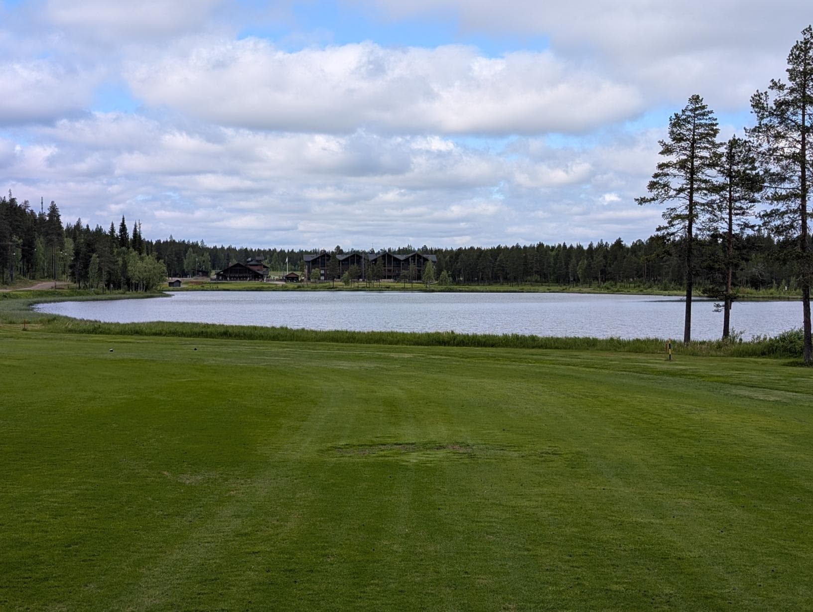The 2nd fairway at Levi Golf Club