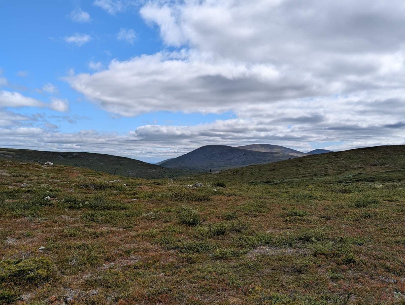 A view from the end of our hike back into the fell scenery